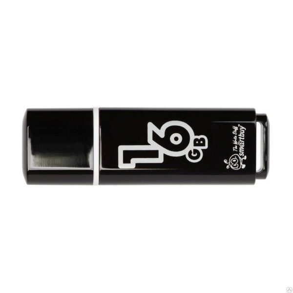 USB Flash SmartBuy Glossy 16GB черный, SB16GBGS-K 1