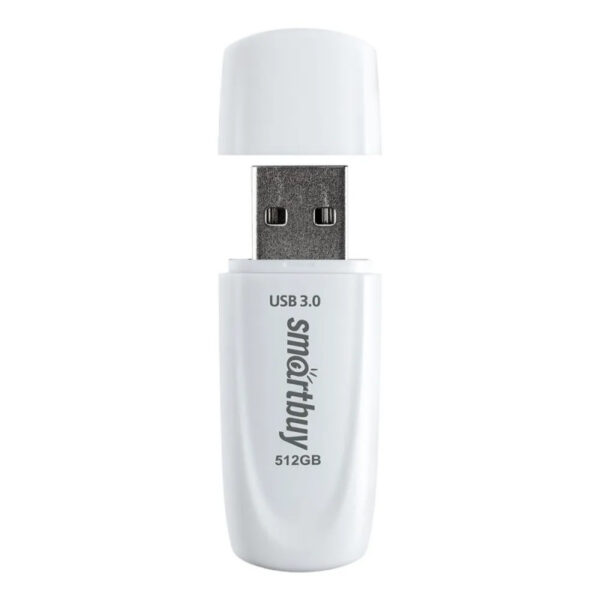 Флэш-диск SmartBuy 512GB USB 3.0/3.1 Scout белый 4