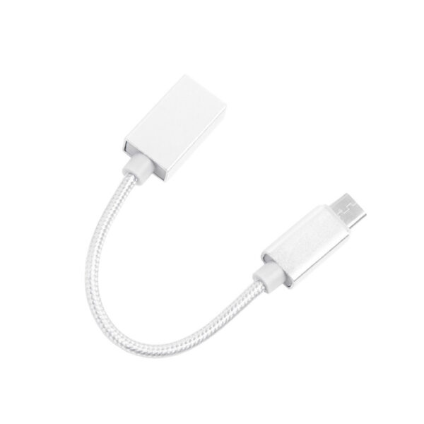 Адаптер OTG USB(гнездо) - Type-C Atom 15см (31034) 2