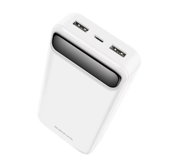 Внешний аккумулятор 20000mAh Borofone BJ14A (in - T,M/out - 2U) дисплей, белый 2