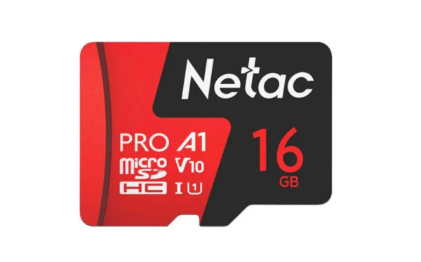 Карта памяти microSDHC Netac 16Gb Extreme Pro UHS-1 U1 V10 (100MB/s)с адап 2