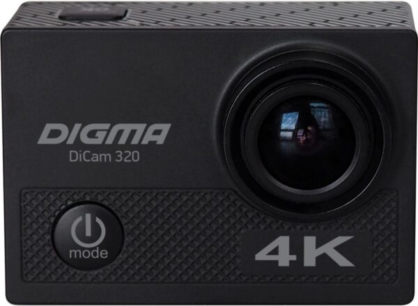 Экшн-камера Digma DiCam 320 (2160 x 3840, micro SD до 64Gb) 4K, Wi-Fi 1