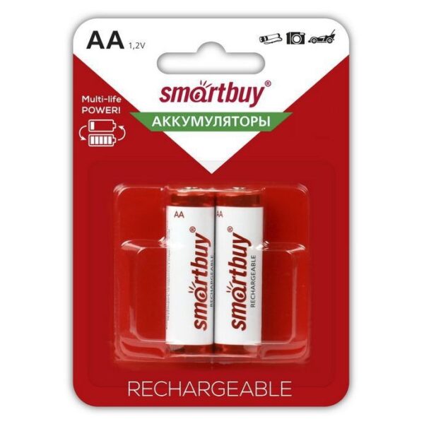 Аккумулятор SmartBuy R6 2500mAh Ni-Mh BL 2/24 1