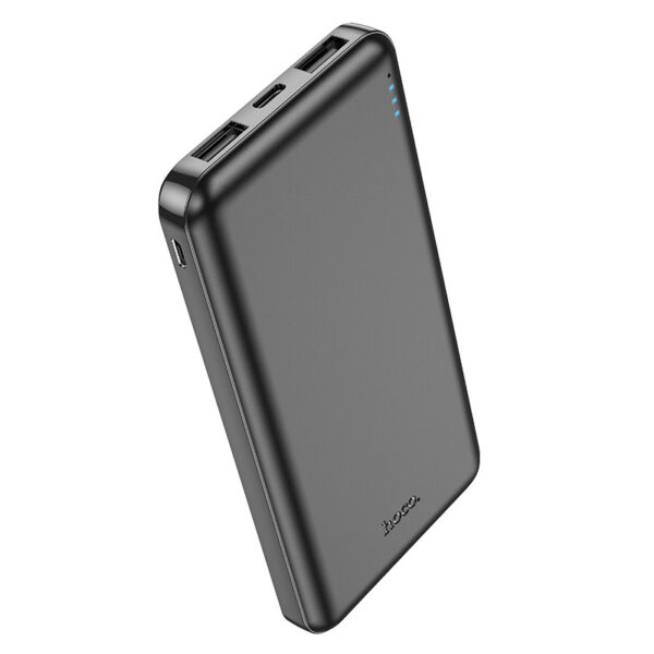 Внешний аккумулятор 10000mAh Hoco J100 (in - T,M/out - 2U) черный 1