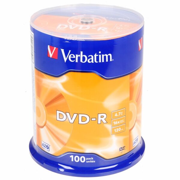 Verbatim DVD-R 4.7Gb 16x Cake box - 100 /400 1