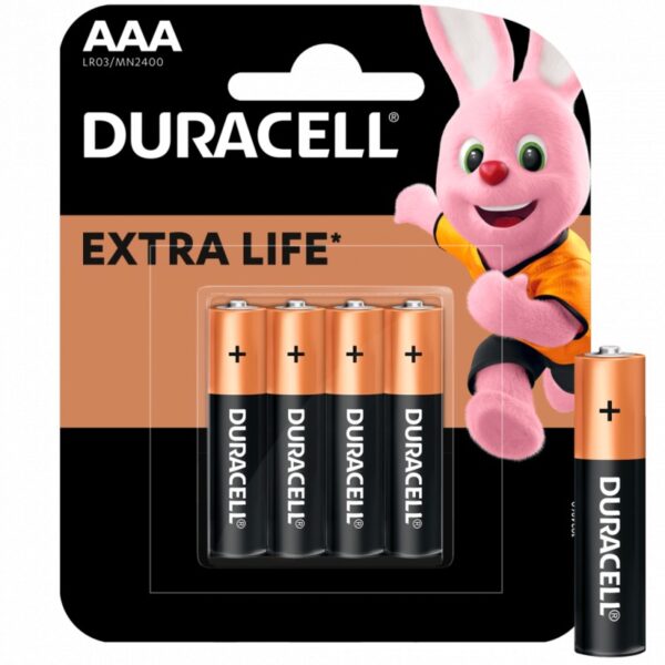 Батарейка Duracell LR03 Basic/Plus BL 4/40/192 1