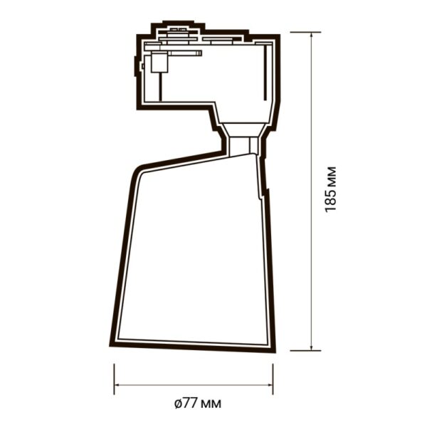 Трековый светильник PTR 1615 15w 4000K IP40 белый Jazzway 4