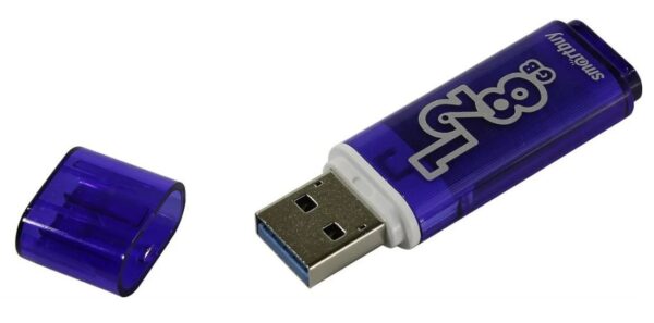 Флэш-диск SmartBuy 128GB USB 3.0/3.1 Glossy синий 3