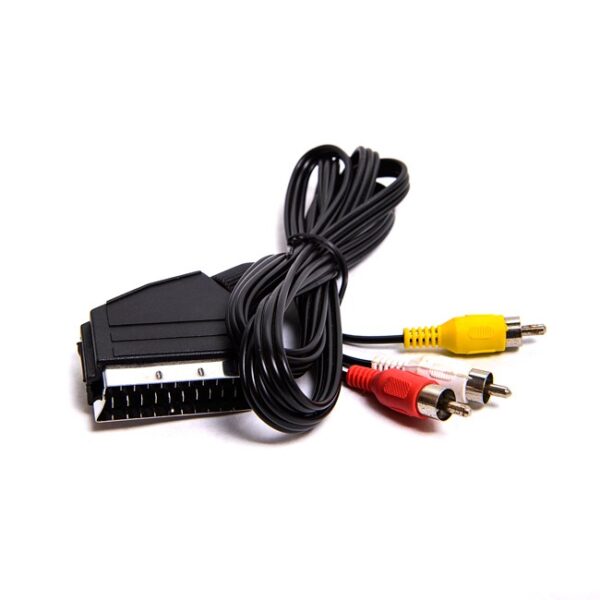 Кабель SCART - 3RCA (шт/шт) 1,5м Сигнал с переключателем 1