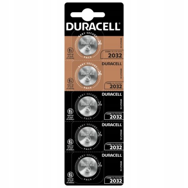 Батарейка Duracell CR 2032 BL 5/20/200 1