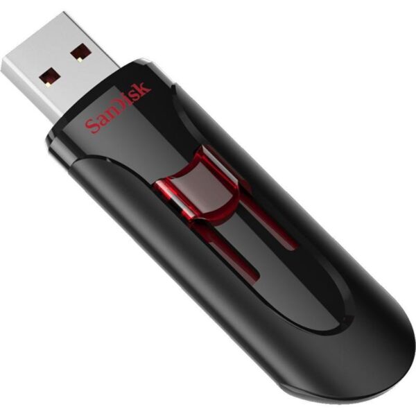 Флэш-диск SanDisk 64GB USB 3.0 CZ600 Cruzer Glide черный 1