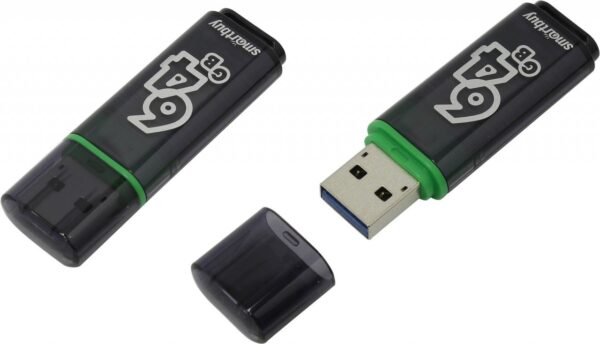 Флэш-диск SmartBuy 64GB USB 3.0/3.1 Glossy серый 2