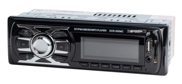 Автомагнитола 1 дин Digma DCR-300G 4*45 Вт (SD, USB) 1