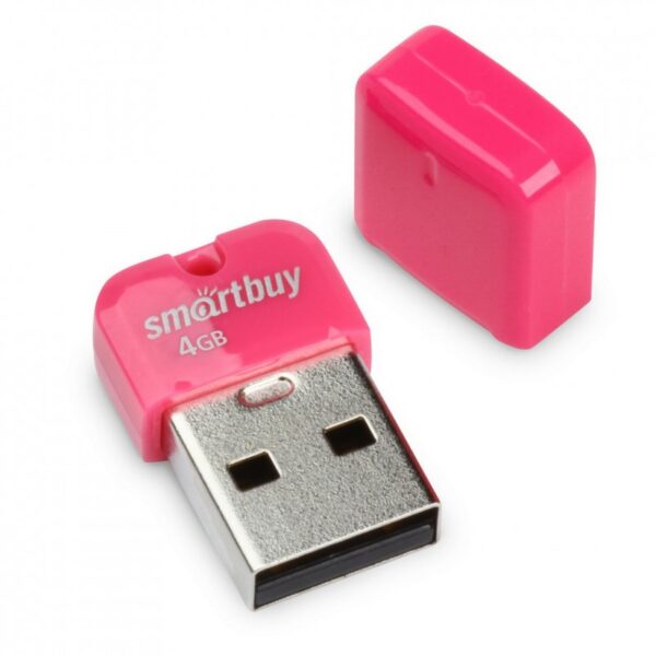 Флэш-диск SmartBuy 4GB USB 2.0 ART розовый 1