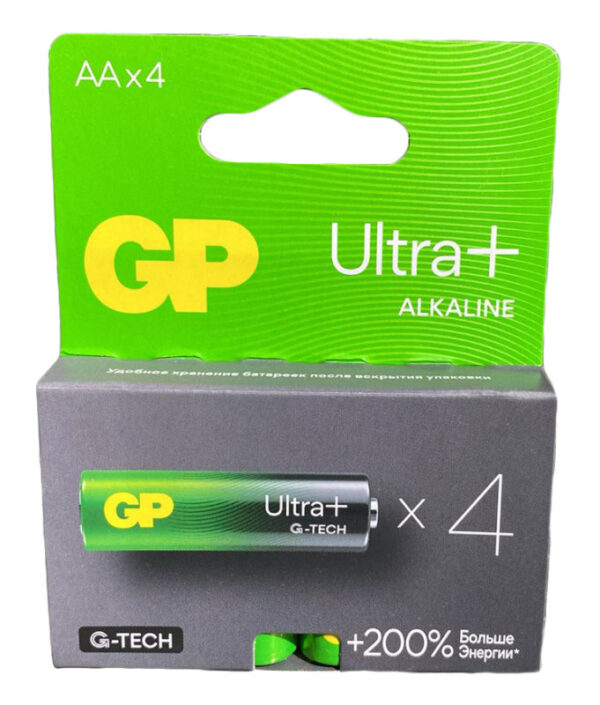 Батарейка GP LR6 ULTRA PLUS G-TECH BL 4/40/320 2