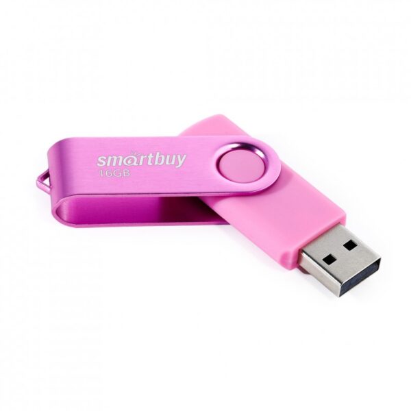 Флэш-диск SmartBuy 16GB USB 2.0 Twist розовый 1