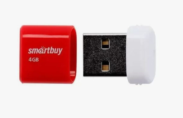 Флэш-диск SmartBuy 4GB USB 2.0 LARA красный 2