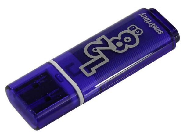 Флэш-диск SmartBuy 128GB USB 3.0/3.1 Glossy синий 1