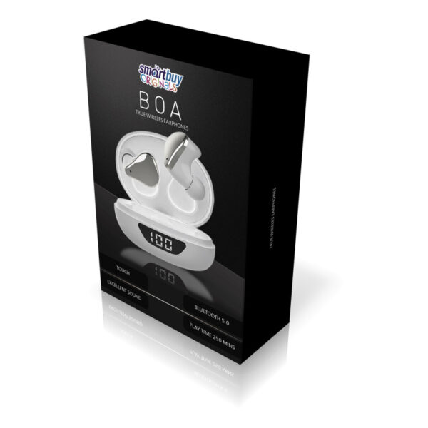 Гарнитура Bluetooth Smartbuy Boa TWS (вакуумные наушники) белая SBH-3048 2