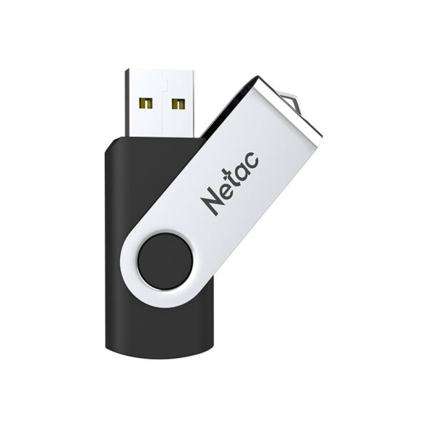 Флэш-диск Netac 64GB USB 2.0 U505 черный/серебро 1