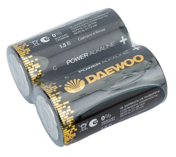 Батарейка Daewoo LR14 Power Alkaline Pack-4/12/144 3