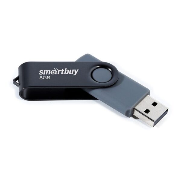 Флэш-диск SmartBuy 8GB USB 2.0 Twist серый 1