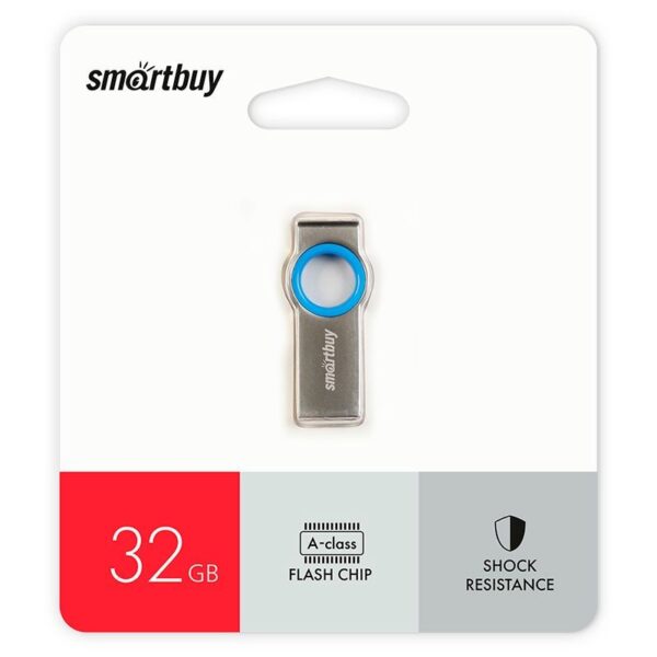 Флэш-диск SmartBuy 32GB USB 2.0 MC2 Metal синий 3