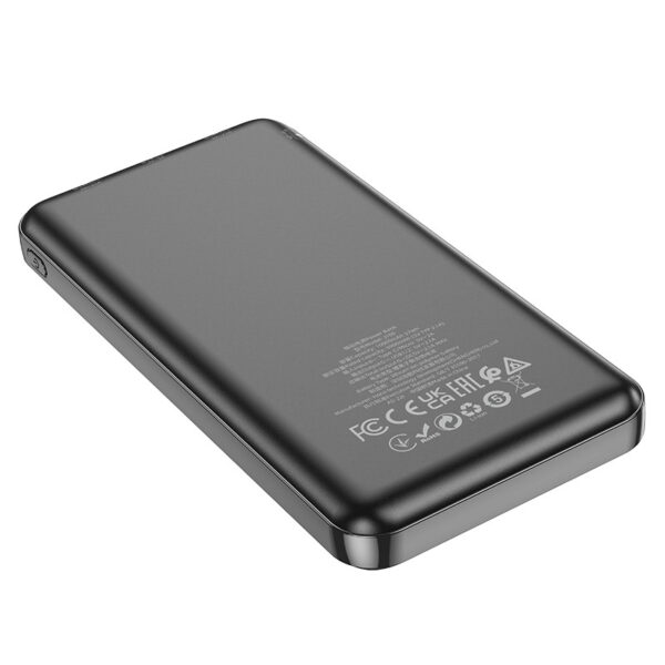 Внешний аккумулятор 10000mAh Hoco J100 (in - T,M/out - 2U) черный 3