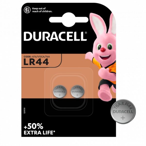 Батарейка Duracell G13 (LR1154, LR44, 357A, A76) BL 2/20/200 1