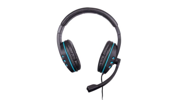 Гарнитура Ritmix RH-555М Gaming Blue черно-синяя (полноразм./3,5*2/L=1,8м) 2