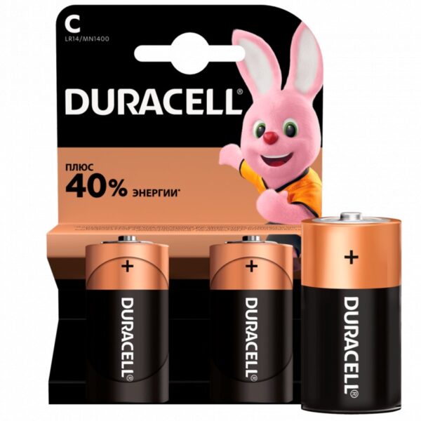 Батарейка Duracell LR14 BL 2/20 1