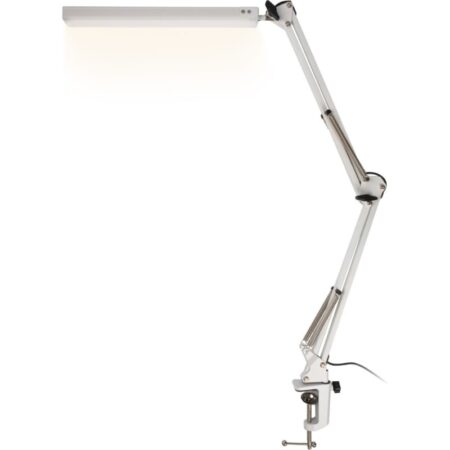 Светильник настольный Фаzа TBL-03, 12w, USB, струбцина, белый