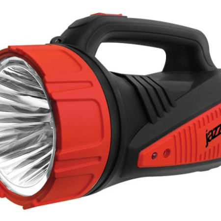 Фонарь Jazzway Accu7-L5W LED черный, (аккум. Li-ion, 2 режима яркости)