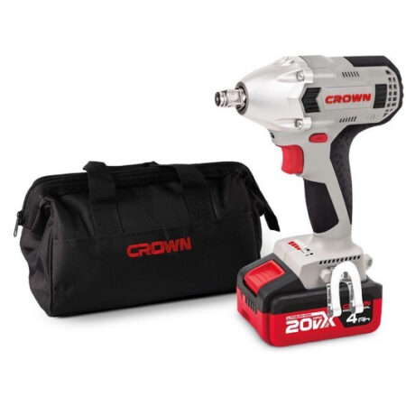 Гайковеёт ударный аккумуляторный CROWN CT22015HX-4 TB, 20В