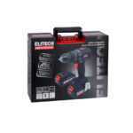 Шуруповерт аккумуляторный ударный 20В 2*4Ач Li-Ion 0-500/2000об/мин 65Нм CD 20ISL2, ELITECH HD — изображение 9
