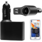 Зарядное устройство в прикуриватель 12/24V 2100 mA 3USB, NovaBRIGHT