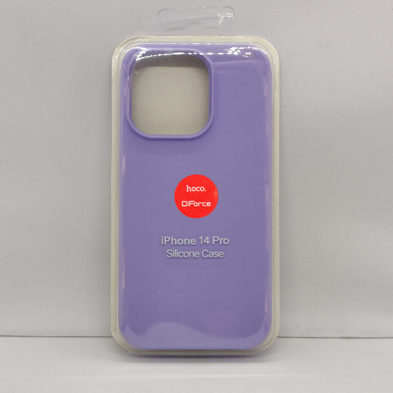 Чехол Silicone Case для iPhone 14 Pro пурпурный