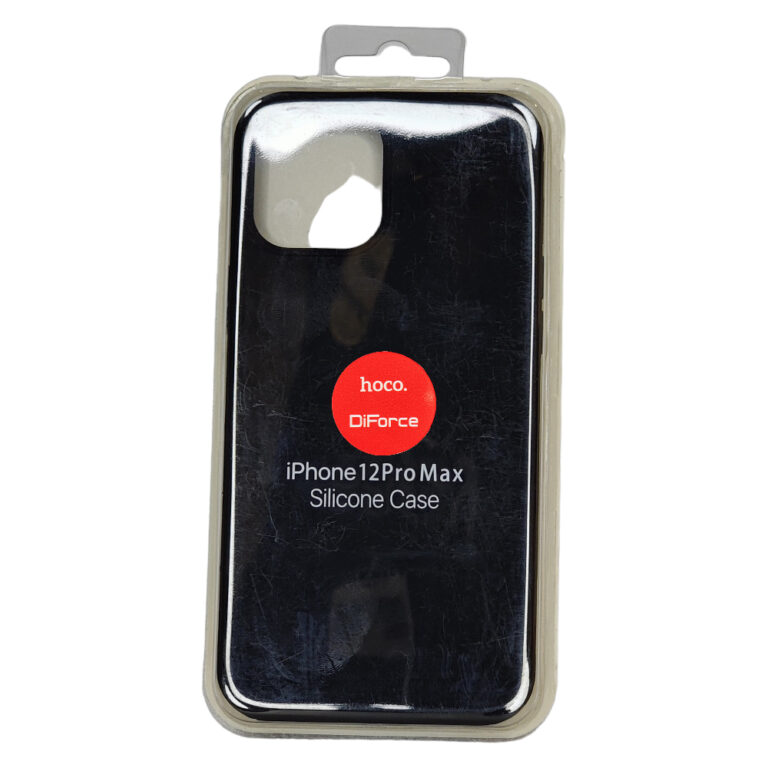 Чехол Silicone Case для iPhone 12 Pro Max черный