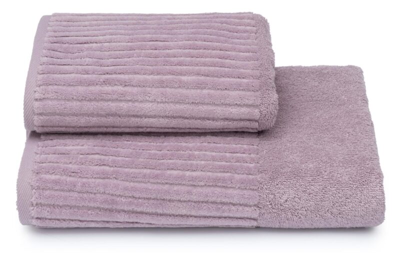 Полотенце Cleanelly Cascata светло-лиловый 70х130 см, махра — изображение 1