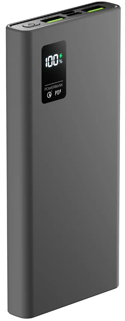Внешний аккумулятор (Power Bank) 10000mAh OLMIO QR-10, серый