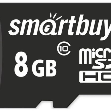 Карта памяти microSDHC 8Гб Smartbuy