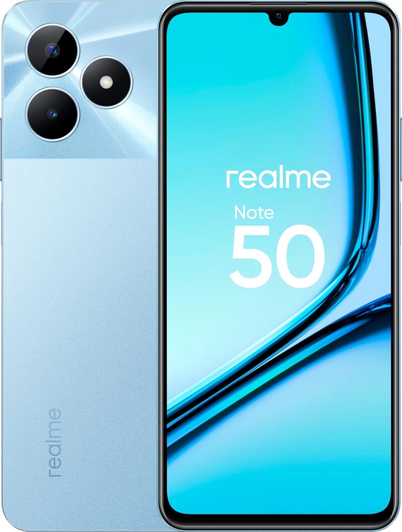 Смартфон 6.74" Realme Note 50 4/128GB Sky Blue — изображение 1