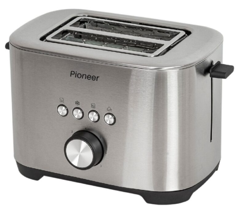 Тостер Pioneer TS152, серебристый