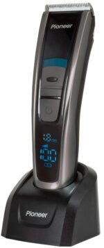 Машинка для стрижки Pioneer HC05R, черный/серый