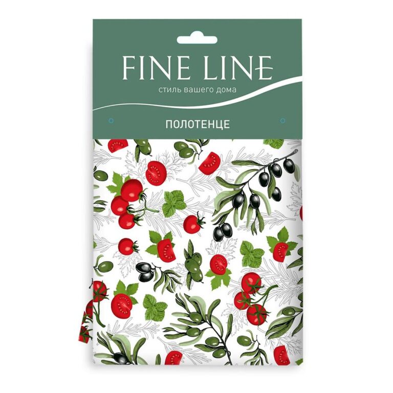 Комплект кухонных полотенец Fine Line Томато Помидоро 45х60 см - 2 шт, вафельное полотно