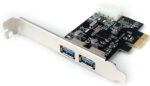 Контроллер Gembird SPCR-01 PCI-Ex1 USB 3.0, 2xUSB-A Контроллер Gembird SPCR-01 PCI-Ex1 USB 3.0, 2xUSB-A