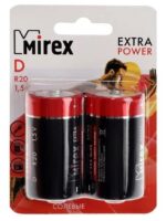 Батарейки Mirex D/R20 Батарейки Mirex D/R20