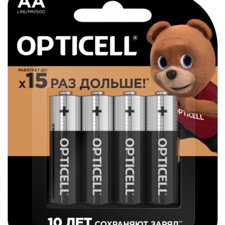 Батарейки AA Opticell Basic LR6-4BL, 4 шт