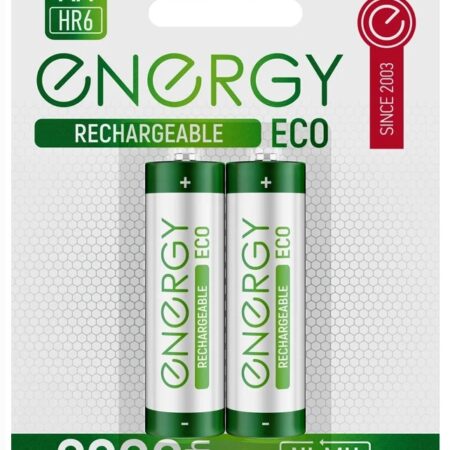 Аккумулятор AA Energy Eco HR6-2BL NIMH-2600-HR6/2B, 2 шт