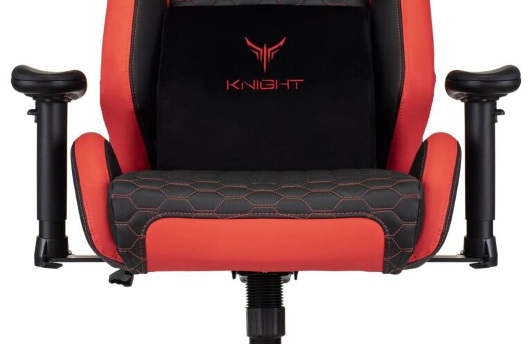 Кресло игровое Knight Neon, черный/красный — изображение 11
